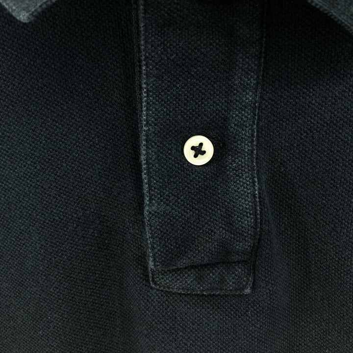 Ralph Lauren POLO by Ralph Lauren CUSTOM FIT Big Pony Short Sleeve Polo Shirt Men's M size cotton Green type dark green Vintage Second Hand