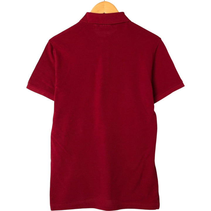 Lacoste LACOSTE SLIM FIT short sleeve polo shirt, men's size M cotton red type Vintage Second Hand
