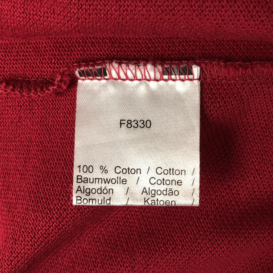 Lacoste LACOSTE SLIM FIT short sleeve polo shirt, men's size M cotton red type Vintage Second Hand