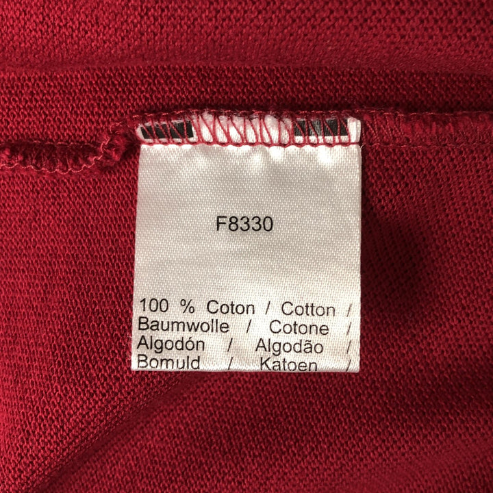 Lacoste LACOSTE SLIM FIT short sleeve polo shirt, men's size M cotton red type Vintage Second Hand