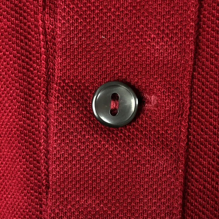 Lacoste LACOSTE SLIM FIT short sleeve polo shirt, men's size M cotton red type Vintage Second Hand