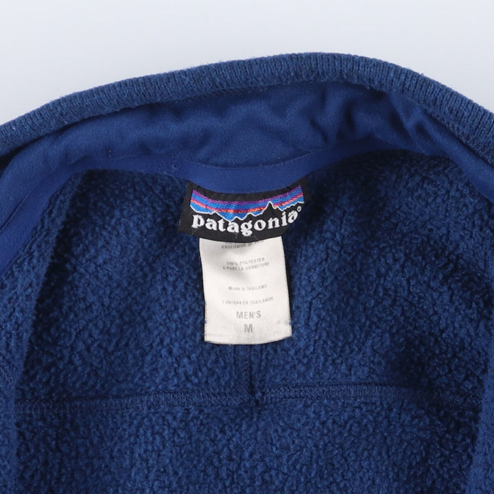 2000'S Patagonia Better Sweater Jacket 25526F0 Fleece Jacket, Men's Medium polyester blue type Vintage Second Hand