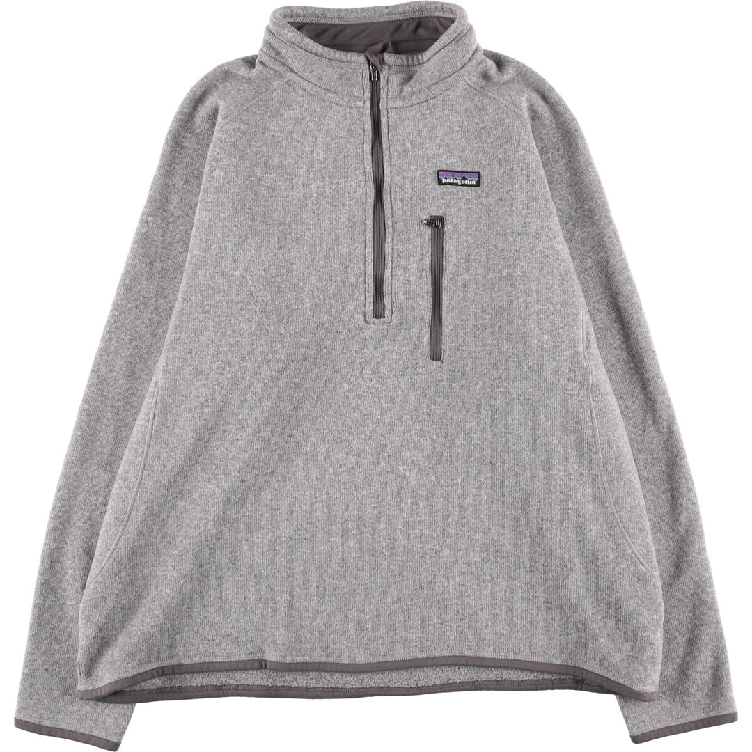 Patagonia Half-Zip Fleece Pullover, Men's XL unclear gray type Vintage Second Hand