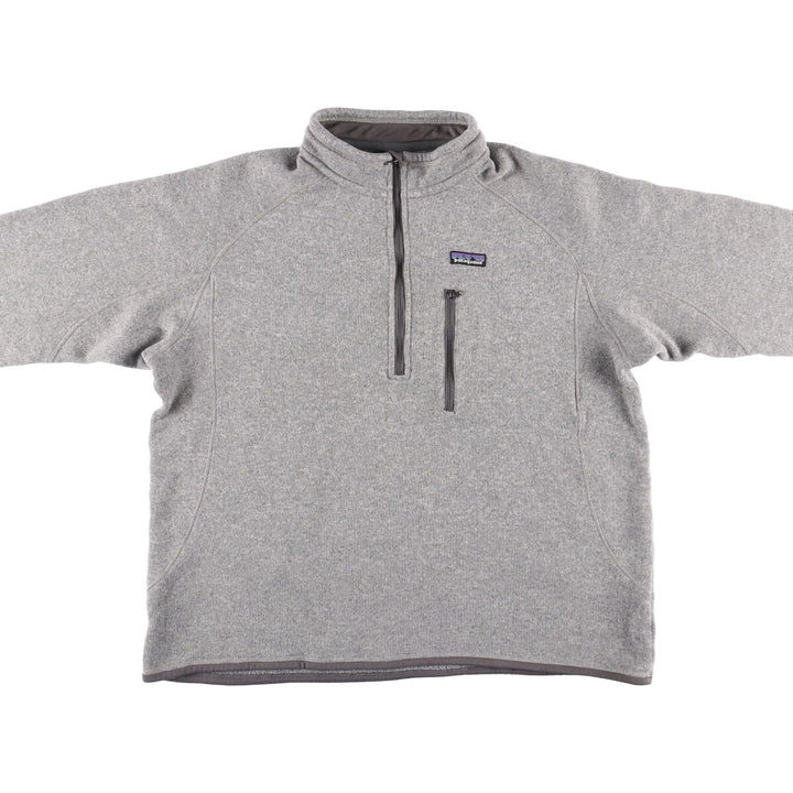 Patagonia Half-Zip Fleece Pullover, Men's XL unclear gray type Vintage Second Hand