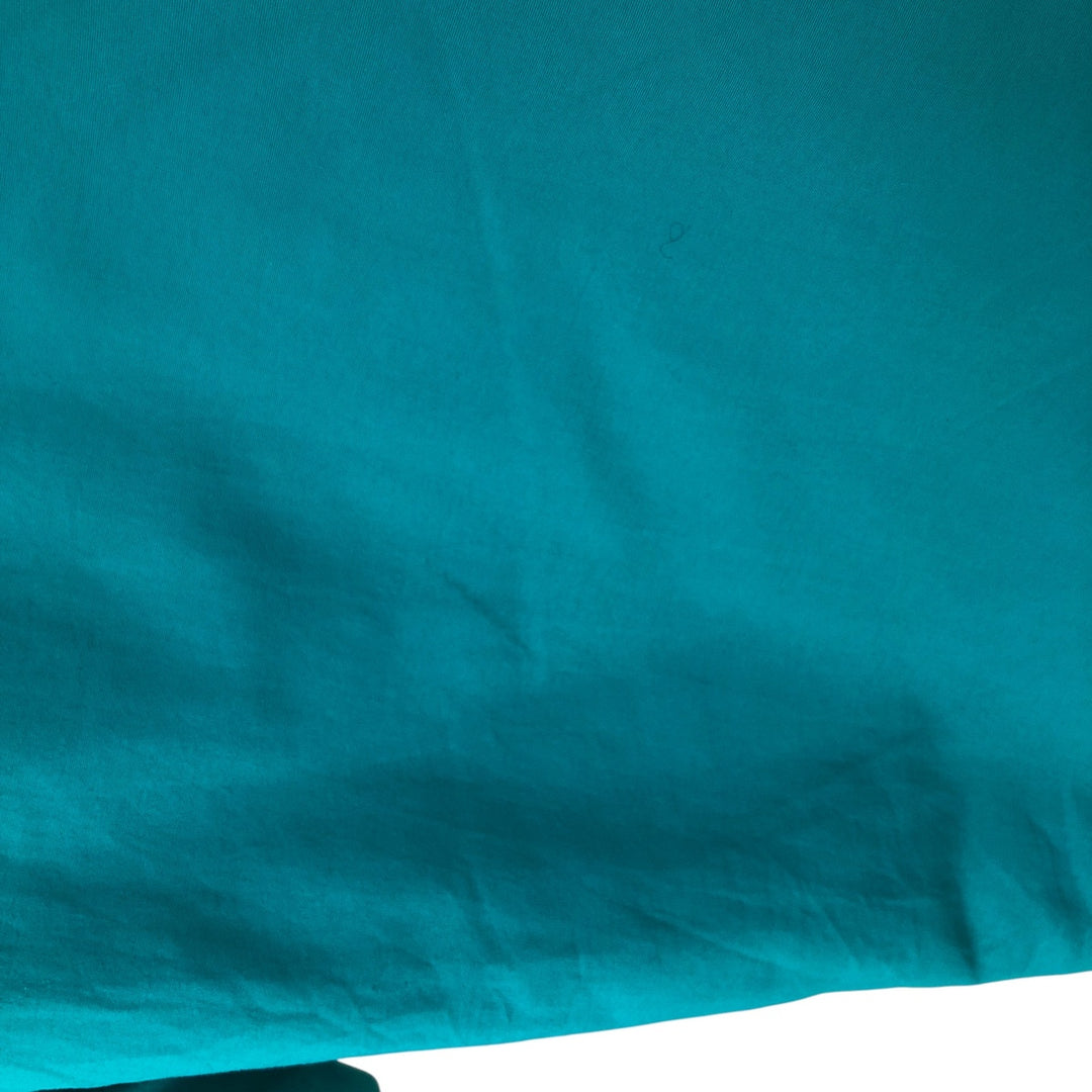 80s-90'S Eddie Bauer padded nylon jacket with black tag, made in USA, men's size L Nylon turquoise blue Vintage Second Hand