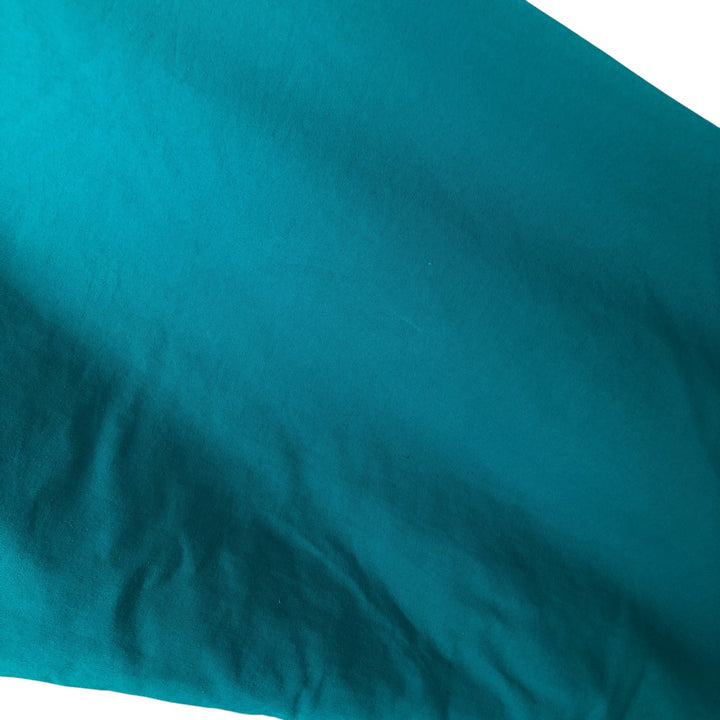 80s-90'S Eddie Bauer padded nylon jacket with black tag, made in USA, men's size L Nylon turquoise blue Vintage Second Hand