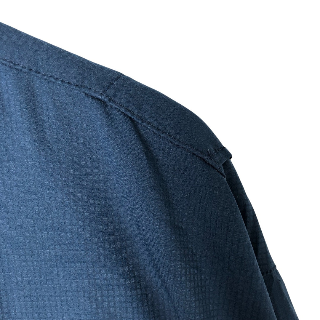 Columbia PFG OMNI-SHADE Button-down Short Sleeve Fishing Shirt, Men's XXL polyester navy blue type Vintage Second Hand