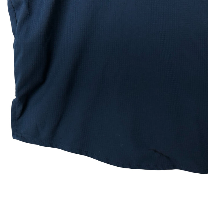 Columbia PFG OMNI-SHADE Button-down Short Sleeve Fishing Shirt, Men's XXL polyester navy blue type Vintage Second Hand