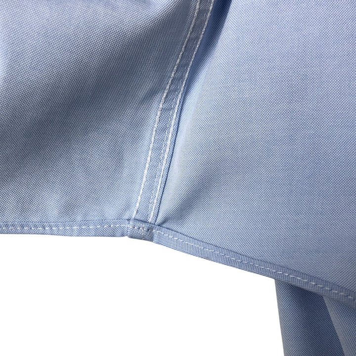 Brooks Brothers Est.1818 Milano Long Sleeve Button Down Shirt, Men's Size L Supima Cotton Blue type light blue Vintage Second Hand