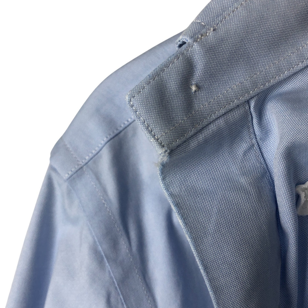 Brooks Brothers Est.1818 Milano Long Sleeve Button Down Shirt, Men's Size L Supima Cotton Blue type light blue Vintage Second Hand