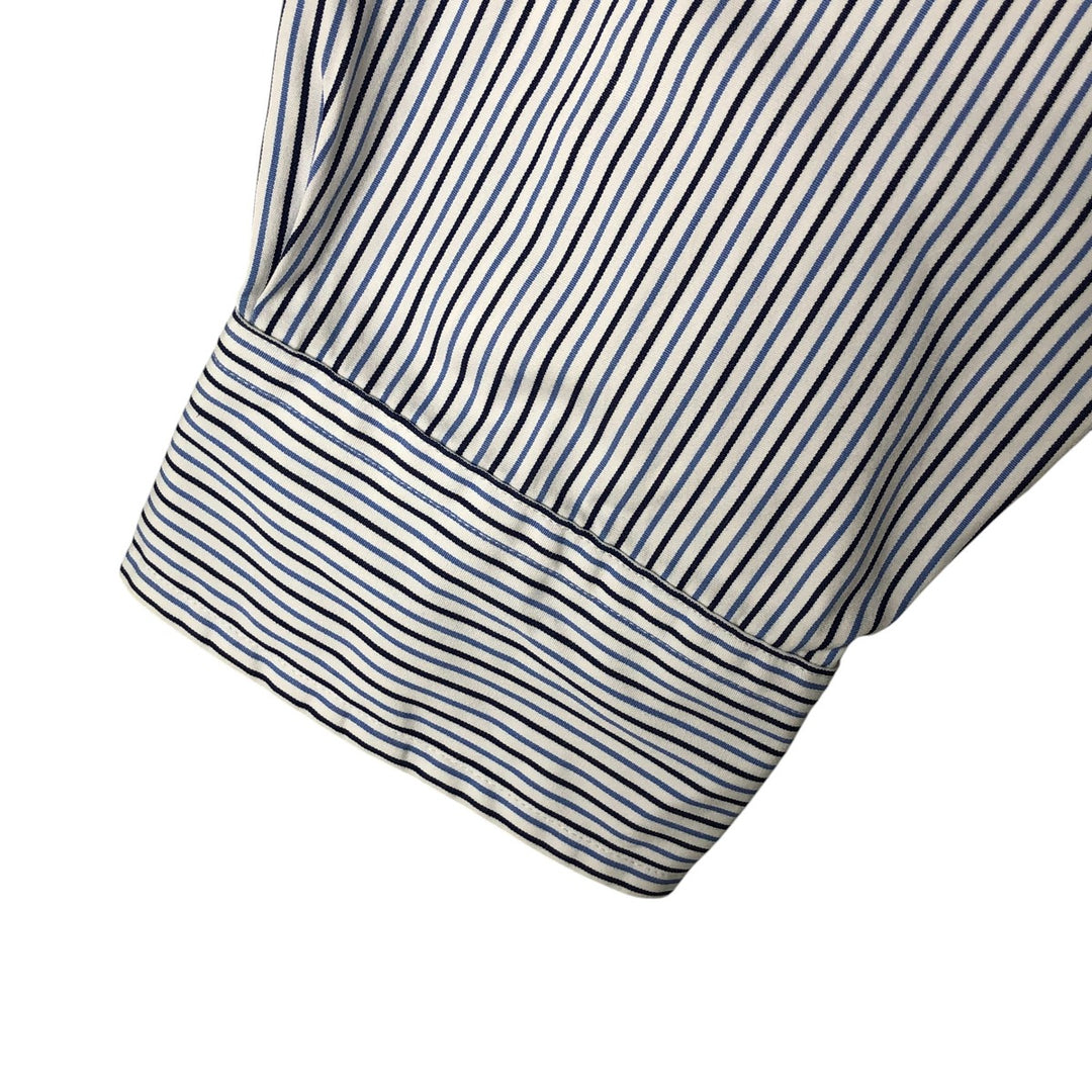 Ralph Lauren POLO by Ralph Lauren Long Sleeve Button-Down Striped Shirt Men's Size L cotton white type Vintage Second Hand