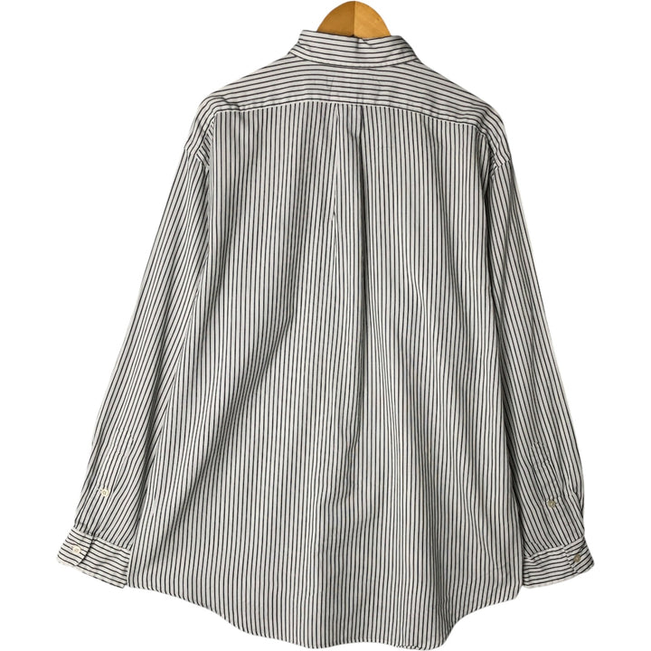 Ralph Lauren RALPH LAUREN GOLF BLAKE long sleeve button down striped shirt men's size L cotton white type Vintage Second Hand