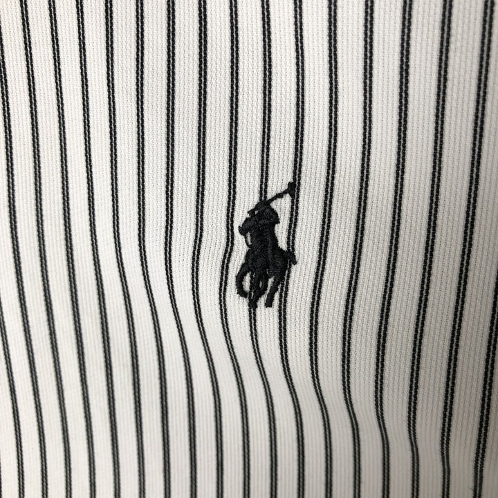 Ralph Lauren RALPH LAUREN GOLF BLAKE long sleeve button down striped shirt men's size L cotton white type Vintage Second Hand