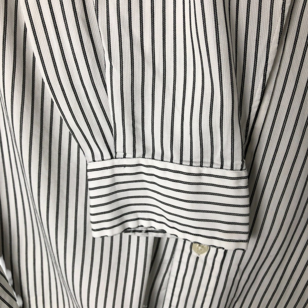 Ralph Lauren RALPH LAUREN GOLF BLAKE long sleeve button down striped shirt men's size L cotton white type Vintage Second Hand