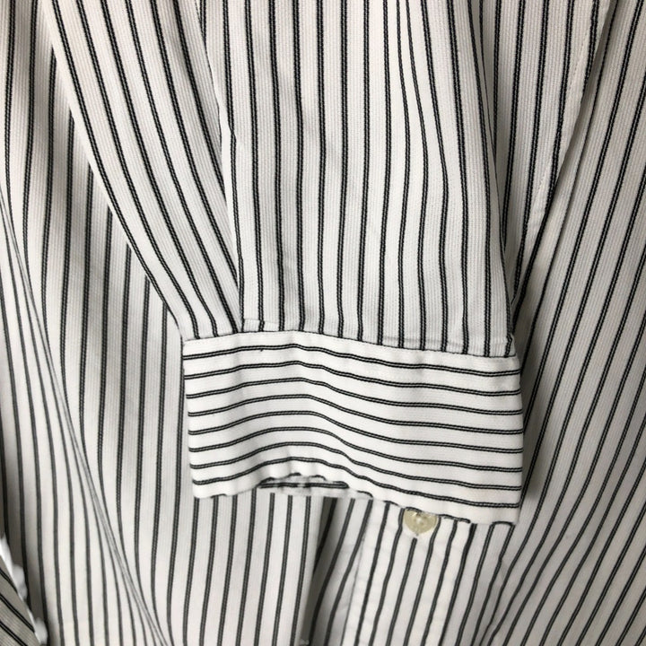 Ralph Lauren RALPH LAUREN GOLF BLAKE long sleeve button down striped shirt men's size L cotton white type Vintage Second Hand