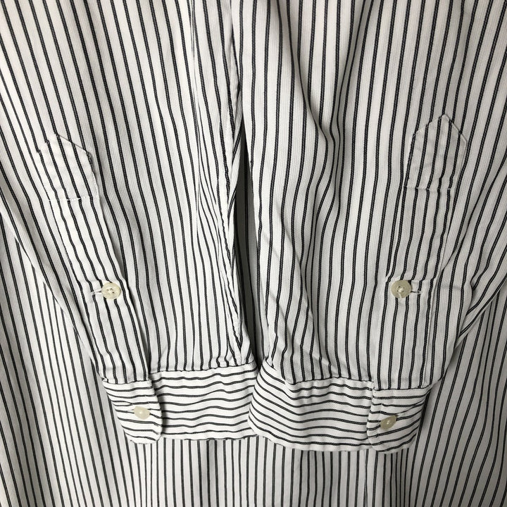Ralph Lauren RALPH LAUREN GOLF BLAKE long sleeve button down striped shirt men's size L cotton white type Vintage Second Hand