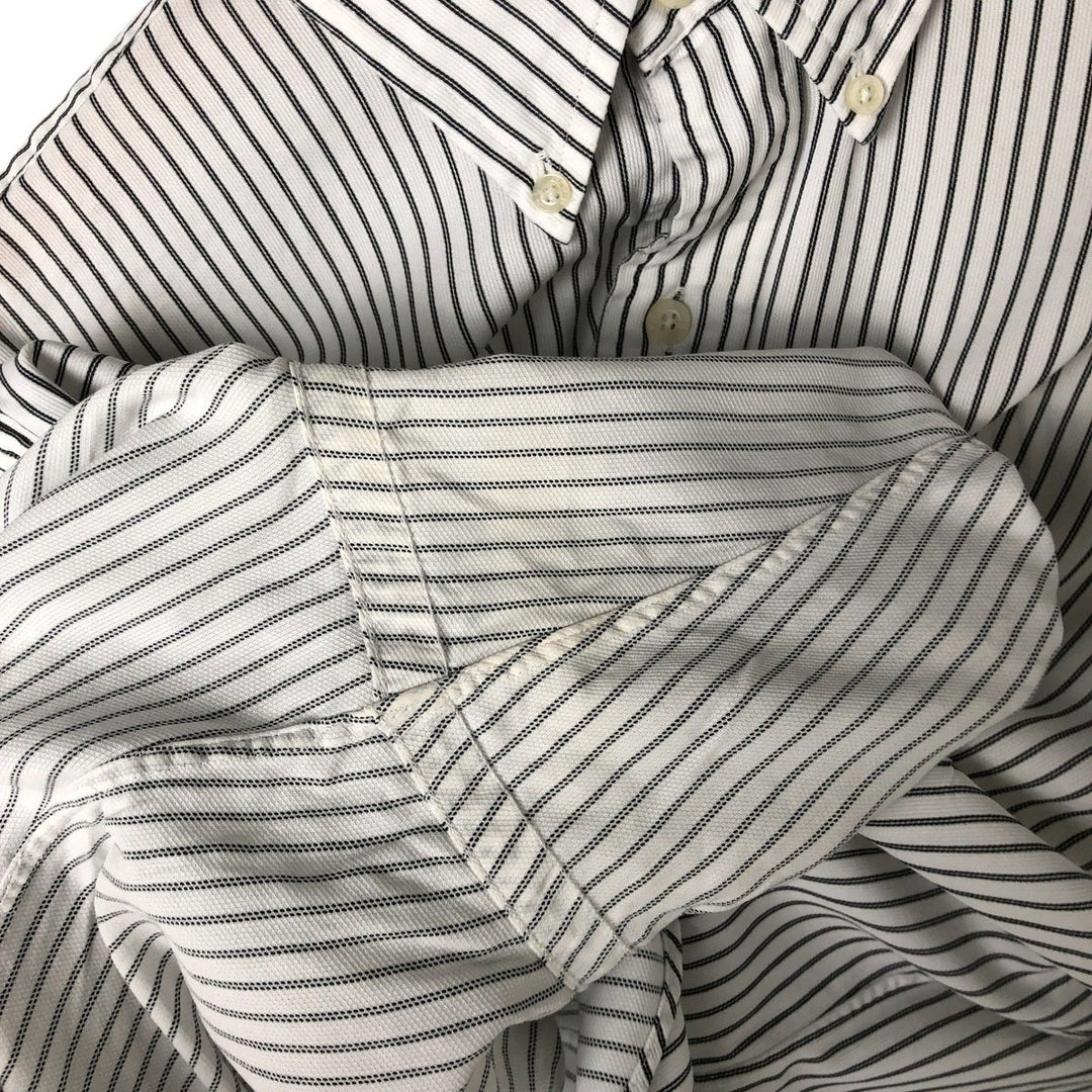 Ralph Lauren RALPH LAUREN GOLF BLAKE long sleeve button down striped shirt men's size L cotton white type Vintage Second Hand