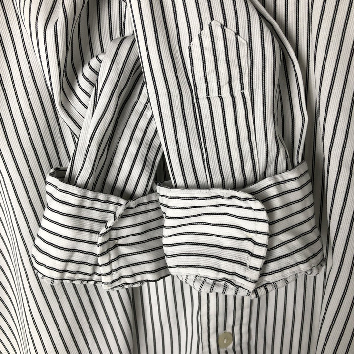 Ralph Lauren RALPH LAUREN GOLF BLAKE long sleeve button down striped shirt men's size L cotton white type Vintage Second Hand