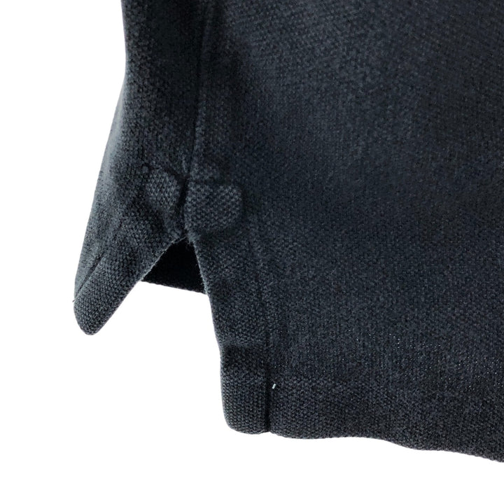 Ralph Lauren POLO RALPH LAUREN CUSTOM SLIM FIT short sleeve polo shirt men's XL equivalent cotton black type Vintage Second Hand