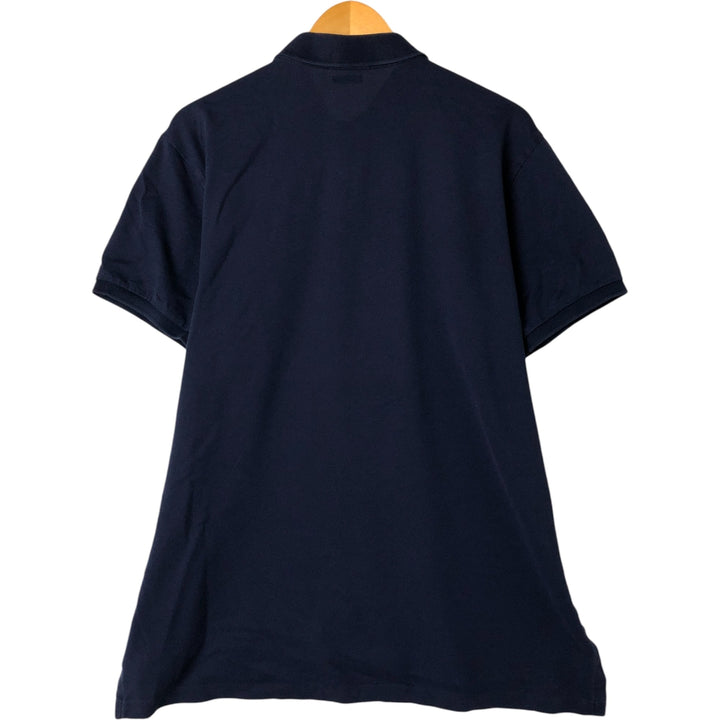 Ralph Lauren POLO RALPH LAUREN CUSTOM FIT short sleeve polo shirt men's XL equivalent cotton navy blue type Vintage Second Hand