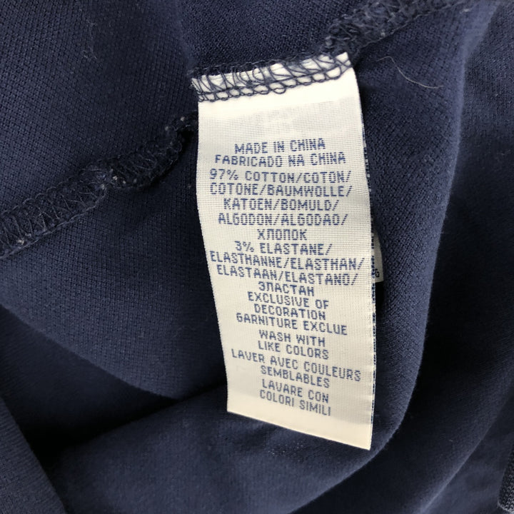 Ralph Lauren POLO RALPH LAUREN CUSTOM FIT short sleeve polo shirt men's XL equivalent cotton navy blue type Vintage Second Hand