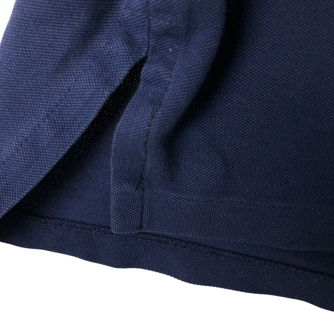 Ralph Lauren POLO RALPH LAUREN CUSTOM FIT short sleeve polo shirt men's XL equivalent cotton navy blue type Vintage Second Hand