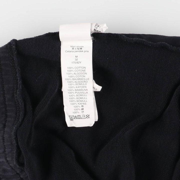 Oakley Regular Fit Sweat Shorts, Men's Size Medium cotton black type Vintage Second Hand