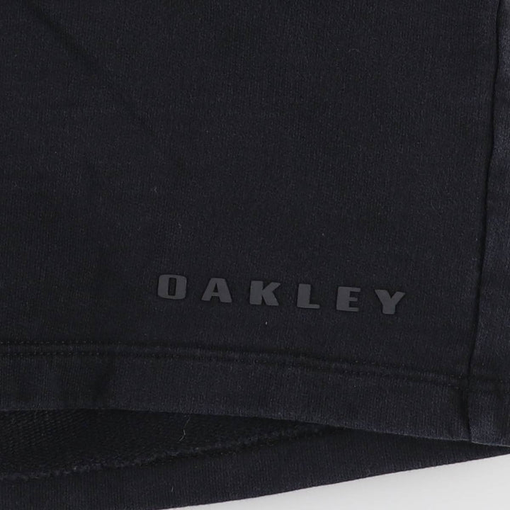 Oakley Regular Fit Sweat Shorts, Men's Size Medium cotton black type Vintage Second Hand