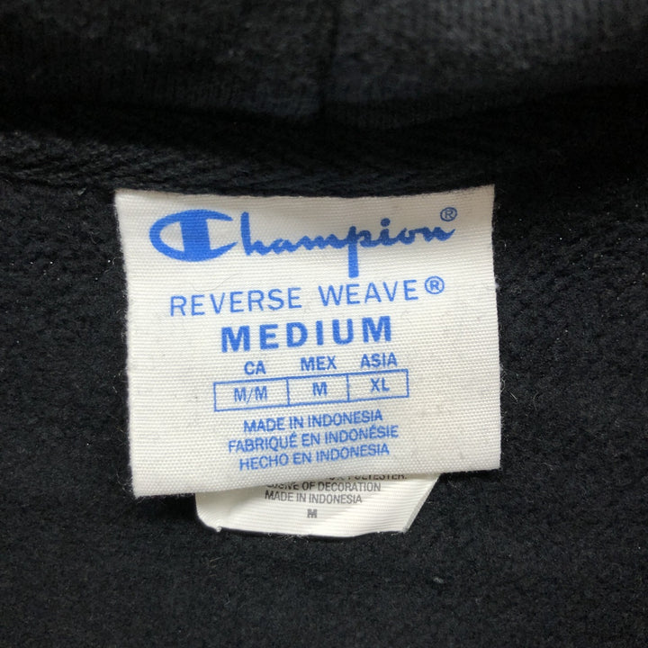 Champion REVERSE WEAVE Reverse Weave Sweat Pullover Hoodie Men's M cotton black type Vintage Second Hand