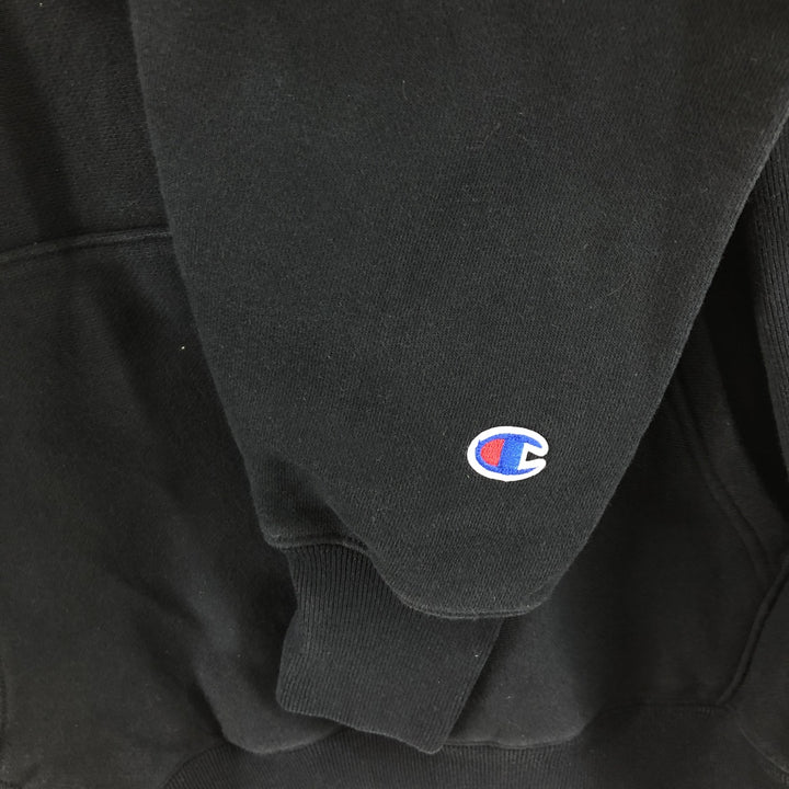Champion REVERSE WEAVE Reverse Weave Sweat Pullover Hoodie Men's M cotton black type Vintage Second Hand