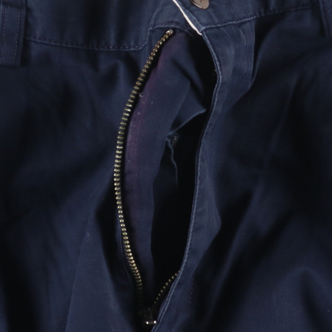 Ralph Lauren POLO by Ralph Lauren HAMMOND PANT, two-pleat chino pants, men's, w34 equivalent cotton navy blue type Vintage Second Hand