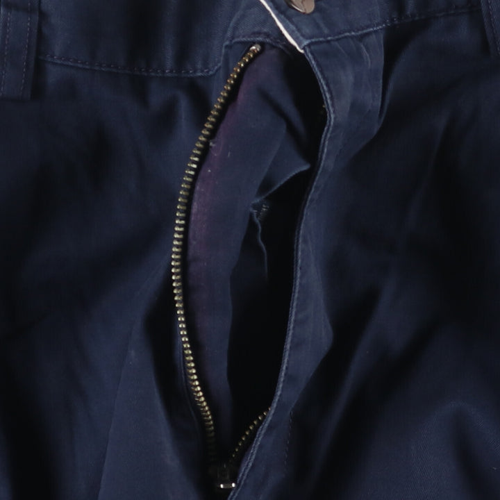 Ralph Lauren POLO by Ralph Lauren HAMMOND PANT, two-pleat chino pants, men's, w34 equivalent cotton navy blue type Vintage Second Hand