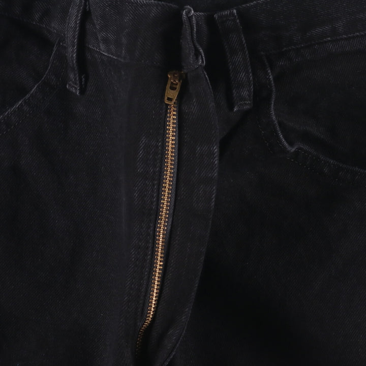 Rustler Black Denim Straight Denim Pants for Men, W34 equivalent cotton black type Vintage Second Hand