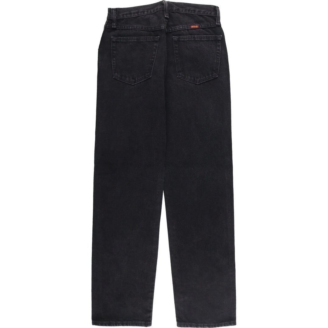 RUSTLER Black Denim Tapered Denim Pants Women's L (w28) cotton black type Vintage Second Hand