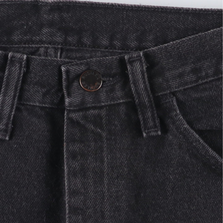 RUSTLER Black Denim Tapered Denim Pants Women's L (w28) cotton black type Vintage Second Hand