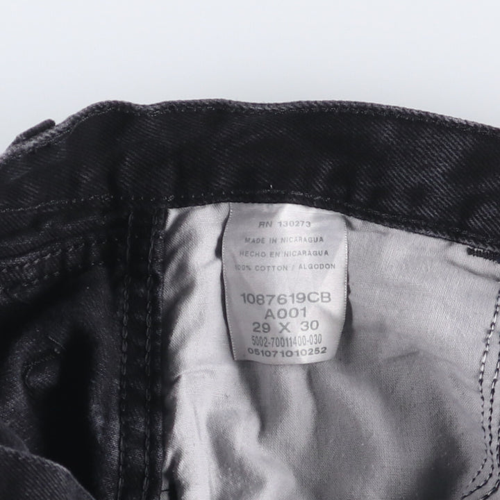 RUSTLER Black Denim Tapered Denim Pants for Men, W29 cotton black type Vintage Second Hand