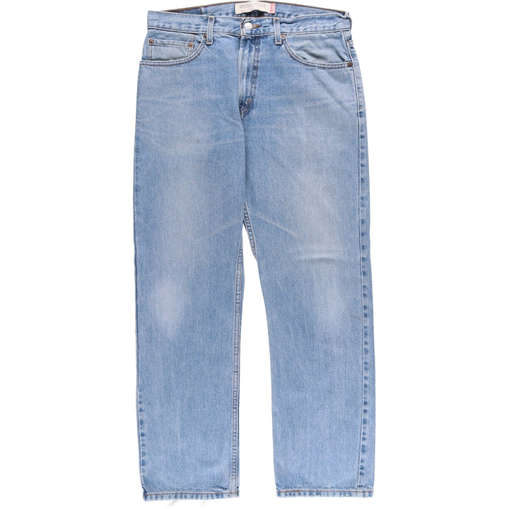 Levi's 505 REGULAR FIT tapered denim pants for men, size w33 cotton blue type Vintage Second Hand
