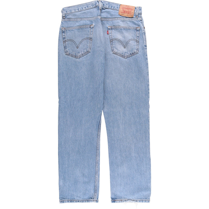 Levi's 505 REGULAR FIT tapered denim pants for men, size w33 cotton blue type Vintage Second Hand