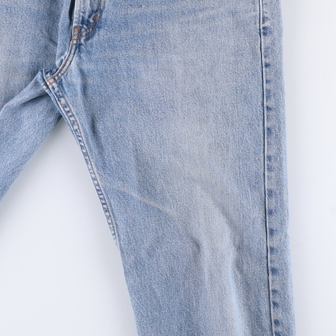Levi's 505 REGULAR FIT tapered denim pants for men, size w33 cotton blue type Vintage Second Hand