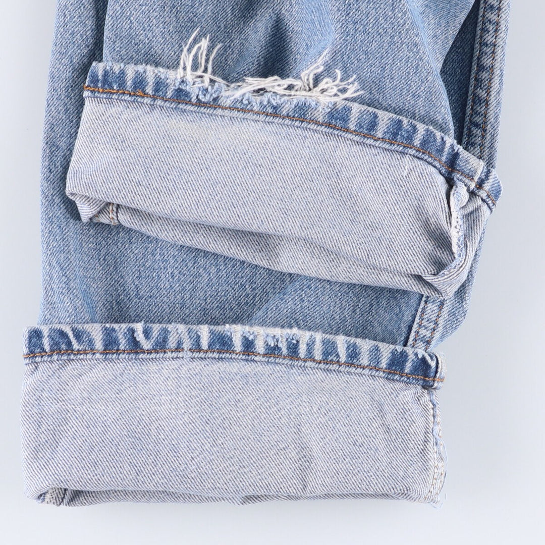 Levi's 505 REGULAR FIT tapered denim pants for men, size w33 cotton blue type Vintage Second Hand