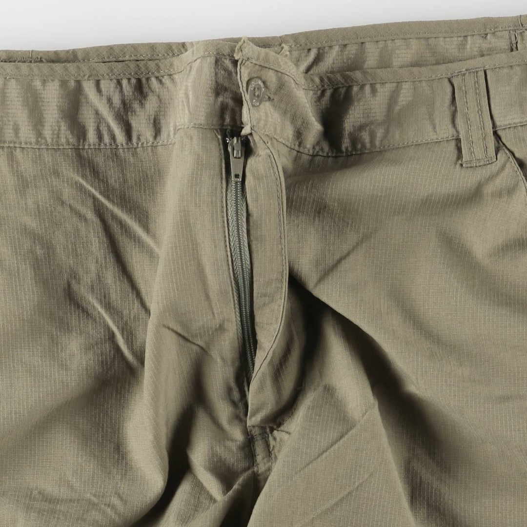 2000'S Columbia PFG 2-Way Climbing Pants, Women's Size L Nylon Khaki type Vintage Second Hand