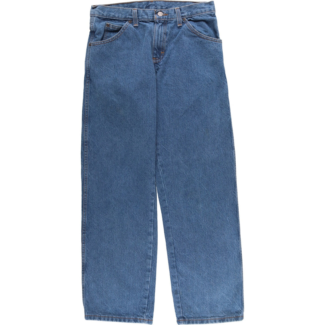 Dickies tapered denim pants for men, equivalent to W31 cotton blue type Vintage Second Hand