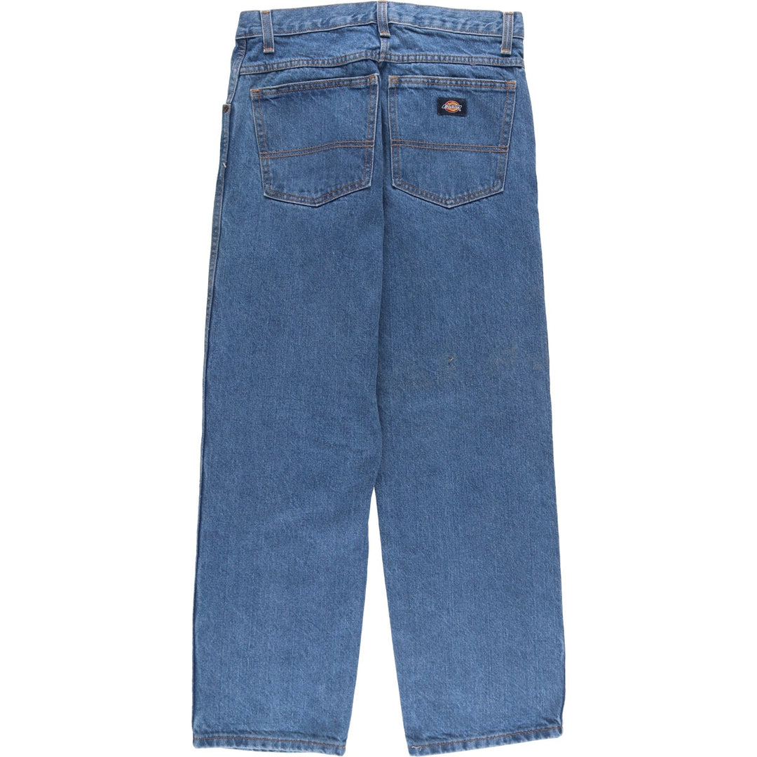 Dickies tapered denim pants for men, equivalent to W31 cotton blue type Vintage Second Hand