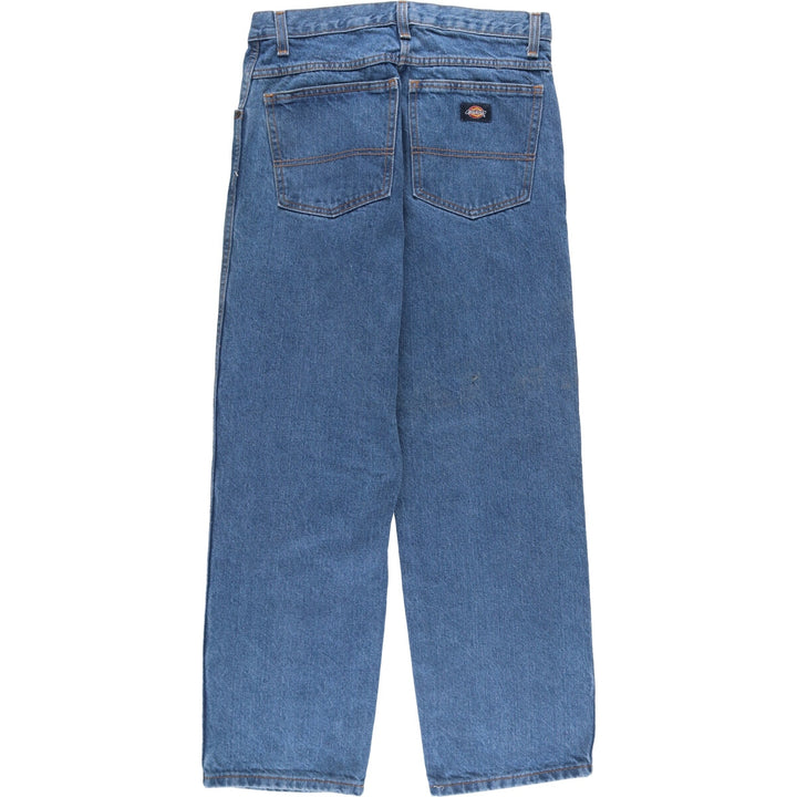Dickies tapered denim pants for men, equivalent to W31 cotton blue type Vintage Second Hand