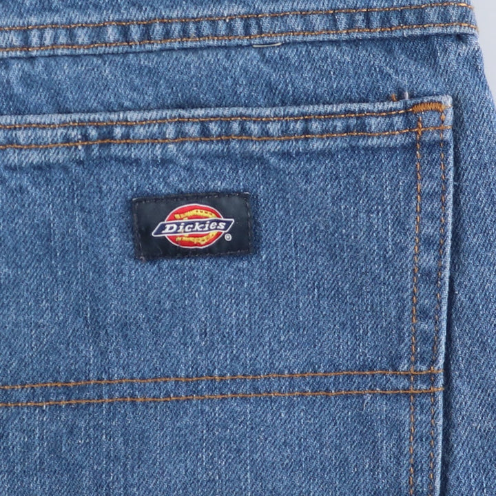 Dickies tapered denim pants for men, equivalent to W31 cotton blue type Vintage Second Hand