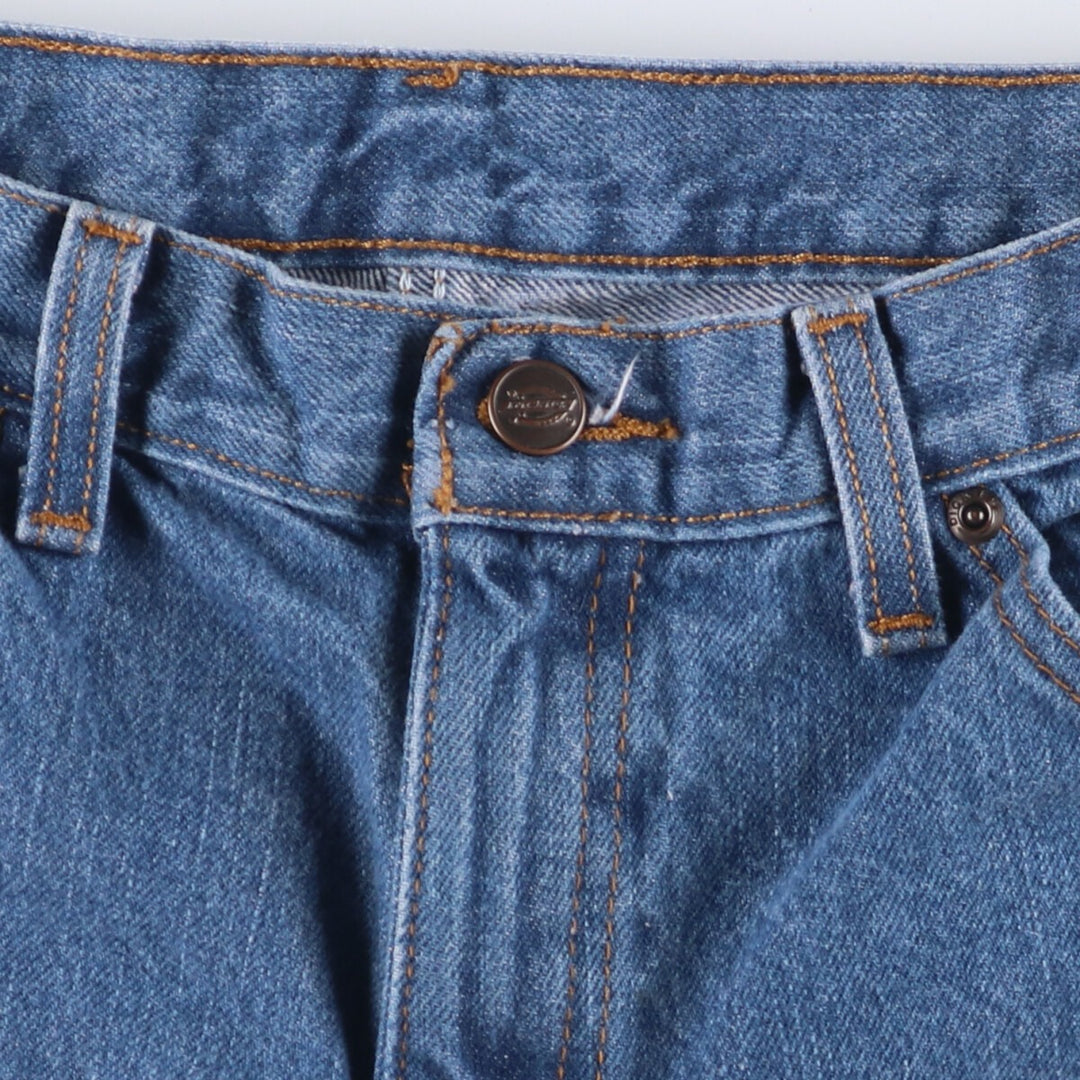 Dickies tapered denim pants for men, equivalent to W31 cotton blue type Vintage Second Hand