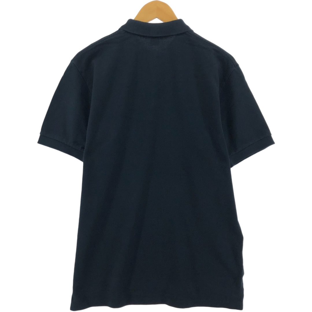 Ralph Lauren POLO by Ralph Lauren short sleeve polo shirt, men's size M cotton black type Vintage Second Hand