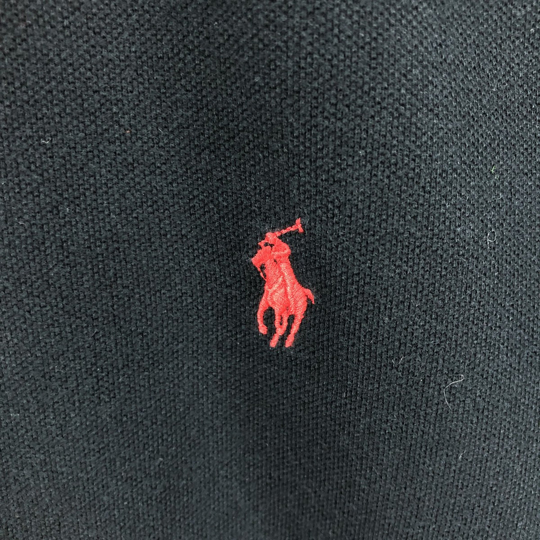 Ralph Lauren POLO by Ralph Lauren short sleeve polo shirt, men's size M cotton black type Vintage Second Hand