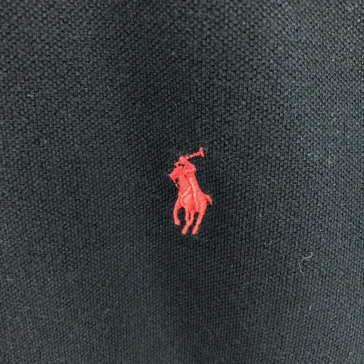 Ralph Lauren POLO by Ralph Lauren short sleeve polo shirt, men's size M cotton black type Vintage Second Hand