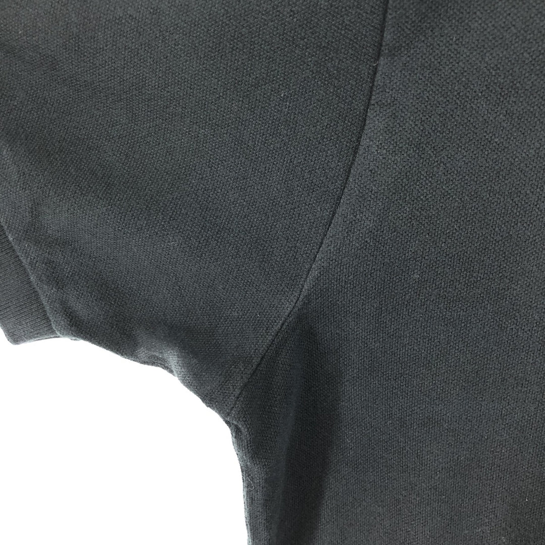Ralph Lauren POLO by Ralph Lauren short sleeve polo shirt, men's size M cotton black type Vintage Second Hand